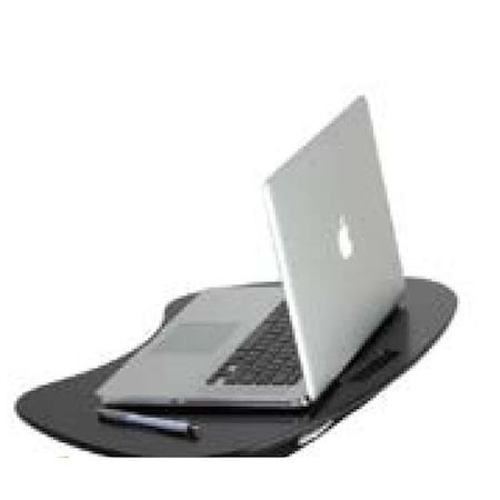 Honey-Can-Do Lap Rest, 2-1/2 in H, 15.8 in W X Medium Density Fiberboard, Black TBL-02869